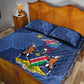 Afro Cricket Namibia Custom Quilt Bed Set Go Eagles Est 1992 - African Pride