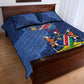 Afro Cricket Namibia Custom Quilt Bed Set Go Eagles Est 1992 - African Pride