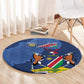 Afro Cricket Namibia Custom Round Carpet Go Eagles Est 1992 - African Pride