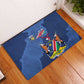 Afro Cricket Namibia Custom Rubber Doormat Go Eagles Est 1992 - African Pride