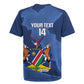 Afro Cricket Namibia Custom Rugby Jersey Go Eagles Est 1992 - African Pride