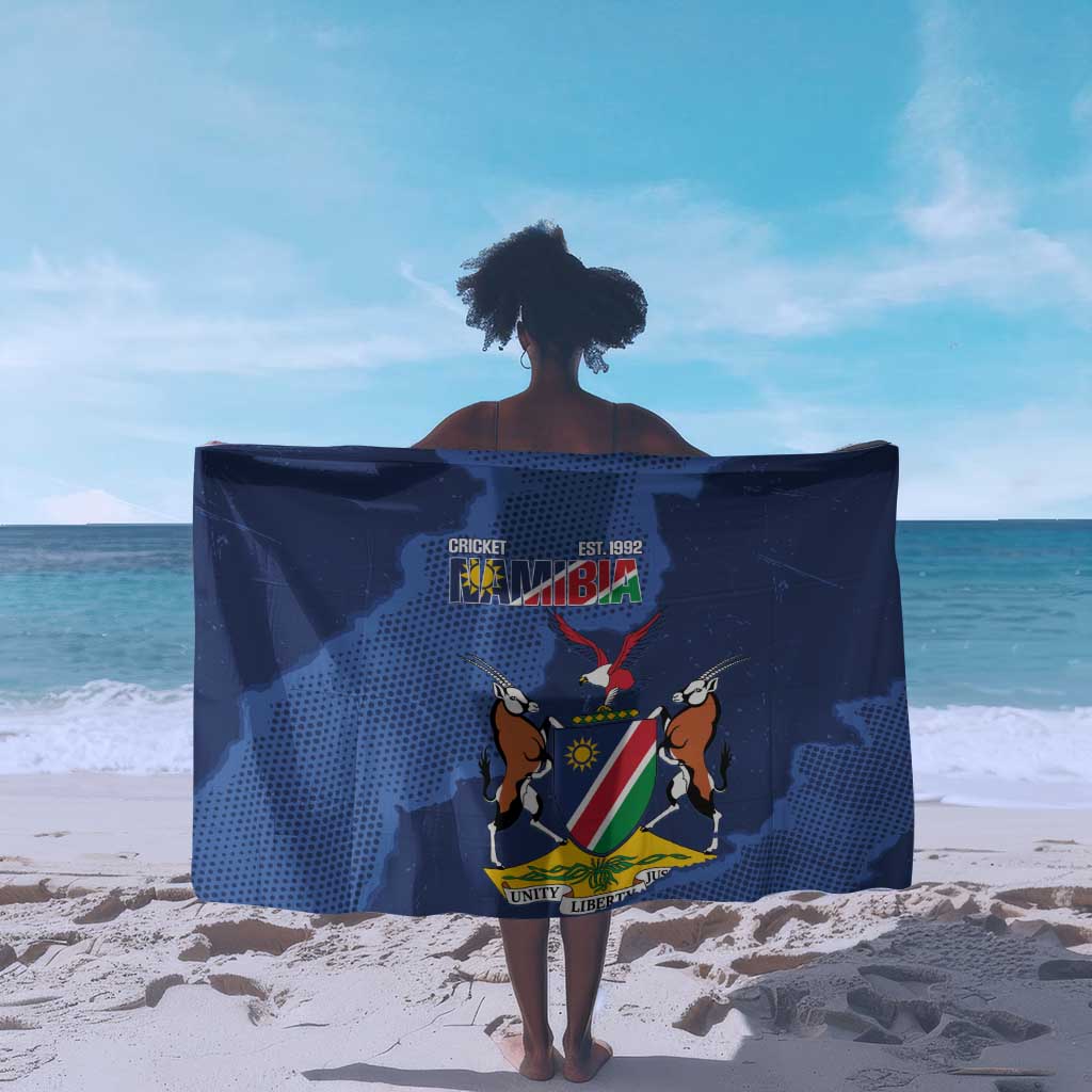 Afro Cricket Namibia Custom Sarong Go Eagles Est 1992 - African Pride