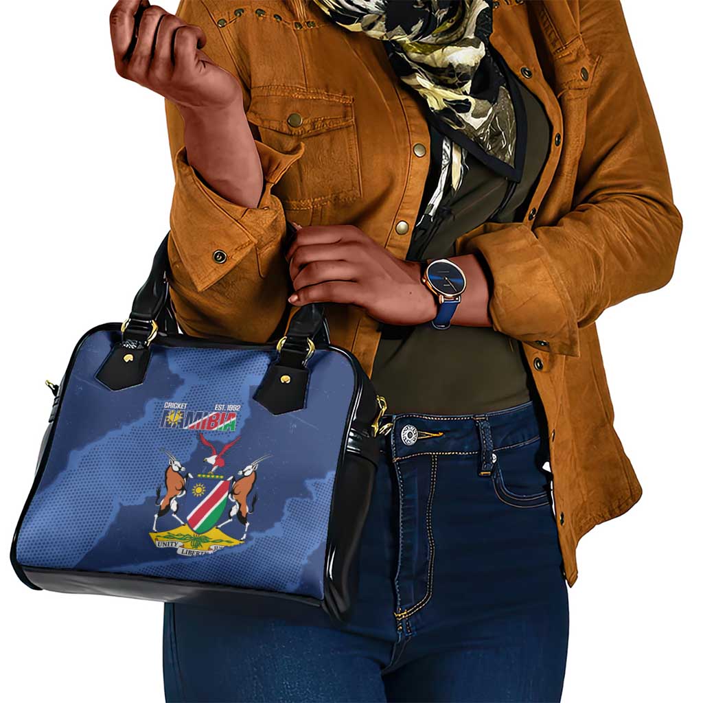 Afro Cricket Namibia Custom Shoulder Handbag Go Eagles Est 1992 - African Pride