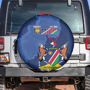 Afro Cricket Namibia Custom Spare Tire Cover Go Eagles Est 1992 - African Pride