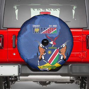 Afro Cricket Namibia Custom Spare Tire Cover Go Eagles Est 1992 - African Pride