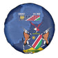 Afro Cricket Namibia Custom Spare Tire Cover Go Eagles Est 1992 - African Pride