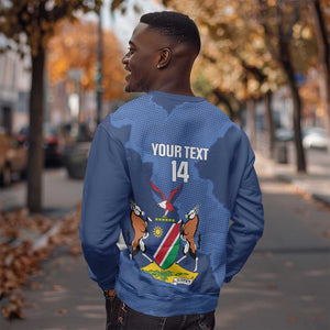 Afro Cricket Namibia Custom Sweatshirt Go Eagles Est 1992 - African Pride