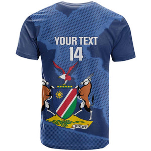 Afro Cricket Namibia Custom T shirt Go Eagles Est 1992 - African Pride