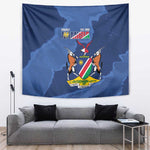 Afro Cricket Namibia Custom Tapestry Go Eagles Est 1992 - African Pride