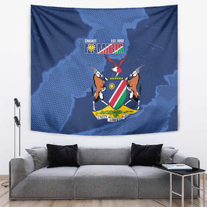 Afro Cricket Namibia Custom Tapestry Go Eagles Est 1992 - African Pride