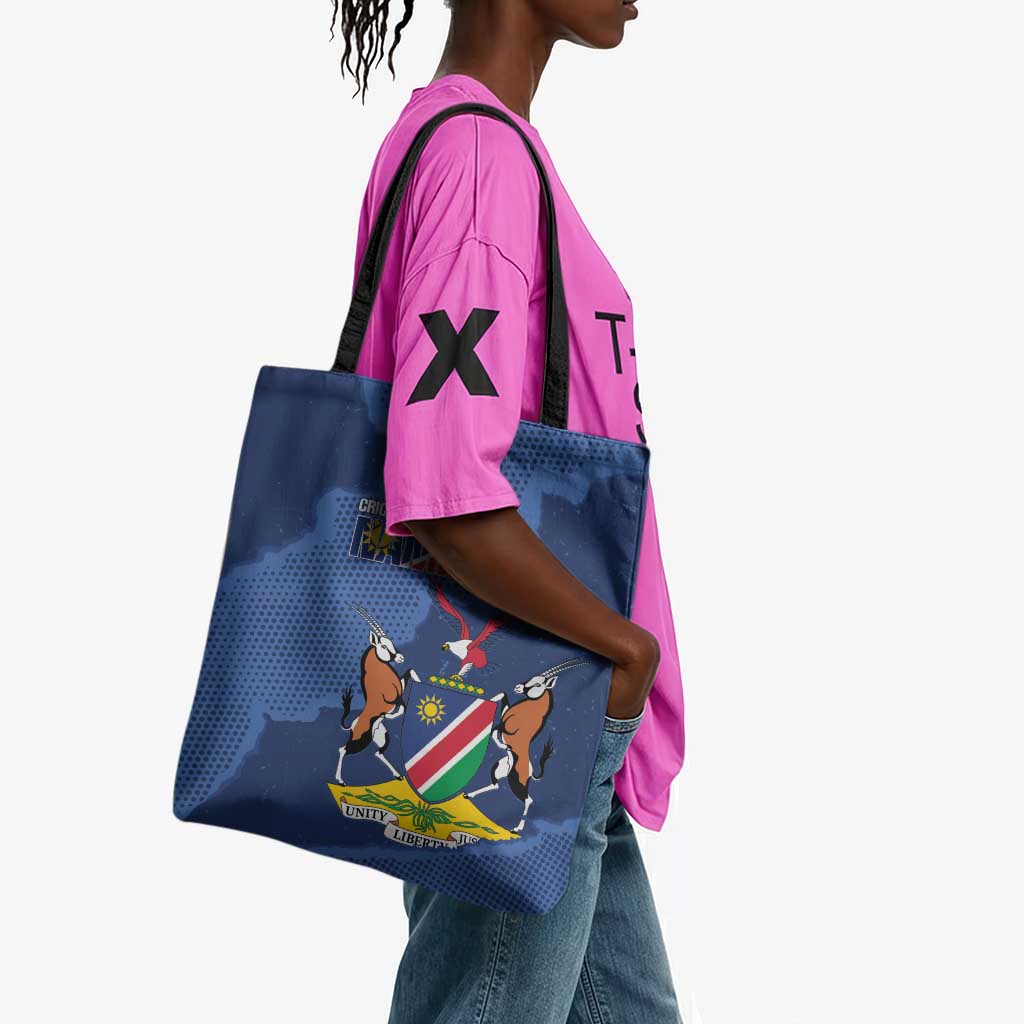 Custom Namibia Cricket Tote Bag Go Eagles Est 1992