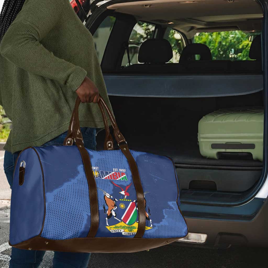 Custom Namibia Cricket Travel Bag Go Eagles Est 1992