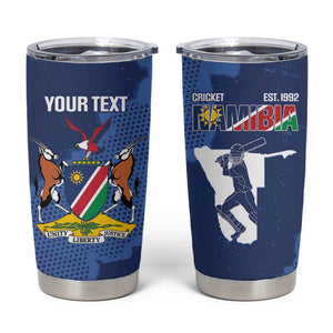 Afro Cricket Namibia Custom Tumbler Cup Go Eagles Est 1992 - African Pride