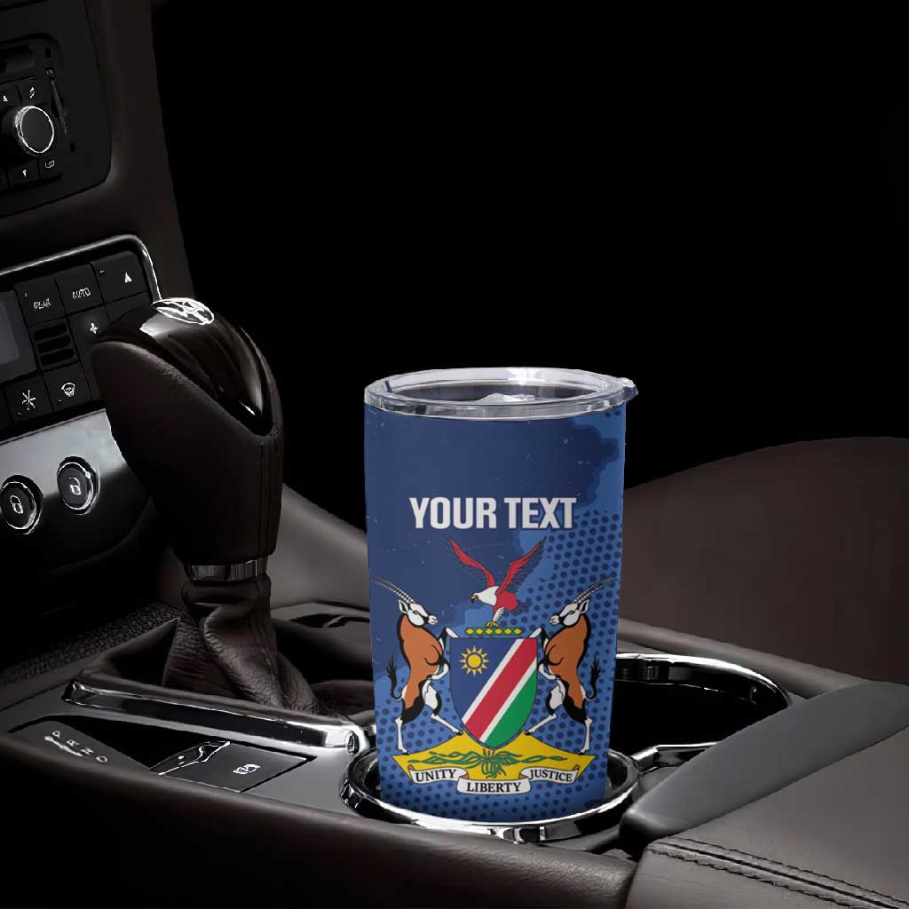 Afro Cricket Namibia Custom Tumbler Cup Go Eagles Est 1992 - African Pride