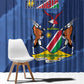 Afro Cricket Namibia Custom Window Curtain Go Eagles Est 1992 - African Pride