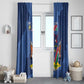 Afro Cricket Namibia Custom Window Curtain Go Eagles Est 1992 - African Pride