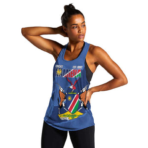 Afro Cricket Namibia Custom Women Racerback Tank Go Eagles Est 1992 - African Pride