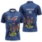 Custom Namibia Cricket Zipper Polo Shirt Go Eagles Est 1992
