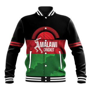 Afro Cricket Malawi Custom Baseball Jacket Go Champions Flag Style - African Pride