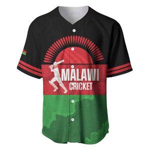 Afro Cricket Malawi Custom Baseball Jersey Go Champions Flag Style - African Pride