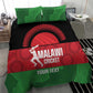 Afro Cricket Malawi Custom Bedding Set Go Champions Flag Style - African Pride