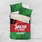 Afro Cricket Malawi Custom Bedding Set Go Champions Flag Style - African Pride