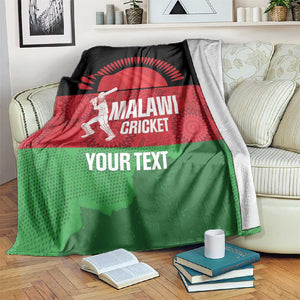 Afro Cricket Malawi Custom Blanket Go Champions Flag Style - African Pride