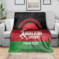 Afro Cricket Malawi Custom Blanket Go Champions Flag Style - African Pride