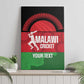 Afro Cricket Malawi Custom Canvas Wall Art Go Champions Flag Style - African Pride