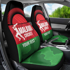 Afro Cricket Malawi Custom Car Seat Cover Go Champions Flag Style - African Pride