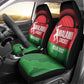 Afro Cricket Malawi Custom Car Seat Cover Go Champions Flag Style - African Pride