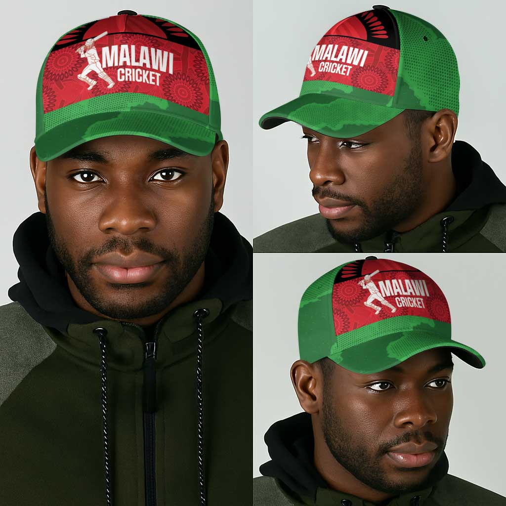 Malawi Cricket Classic Cap Go Champions Flag Style - African Pride