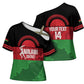 Custom Malawi Cricket Cross Shoulder Shirt Go Champions Flag Style