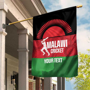 Afro Cricket Malawi Custom Garden Flag Go Champions Flag Style - African Pride