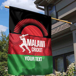 Afro Cricket Malawi Custom Garden Flag Go Champions Flag Style - African Pride