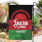 Afro Cricket Malawi Custom Garden Flag Go Champions Flag Style - African Pride