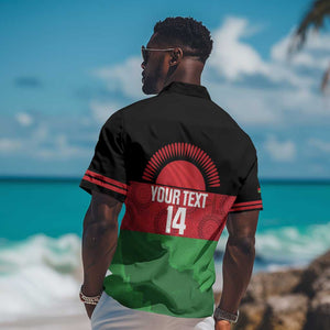 Afro Cricket Malawi Custom Hawaiian Shirt Go Champions Flag Style - African Pride