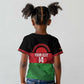 Afro Cricket Malawi Custom Kid T shirt Go Champions Flag Style - African Pride