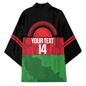 Custom Malawi Cricket Kimono Go Champions Flag Style