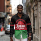 Afro Cricket Malawi Custom Long Sleeve Button Shirt Go Champions Flag Style - African Pride