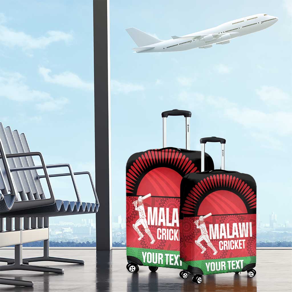 Afro Cricket Malawi Custom Luggage Cover Go Champions Flag Style - African Pride