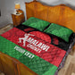 Afro Cricket Malawi Custom Quilt Bed Set Go Champions Flag Style - African Pride