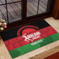 Afro Cricket Malawi Custom Rubber Doormat Go Champions Flag Style - African Pride