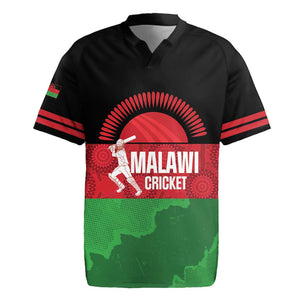 Afro Cricket Malawi Custom Rugby Jersey Go Champions Flag Style - African Pride