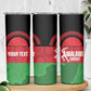 Afro Cricket Malawi Custom Skinny Tumbler Go Champions Flag Style - African Pride