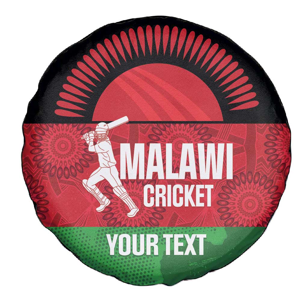 Afro Cricket Malawi Custom Spare Tire Cover Go Champions Flag Style - African Pride