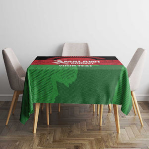 Afro Cricket Malawi Custom Tablecloth Go Champions Flag Style - African Pride