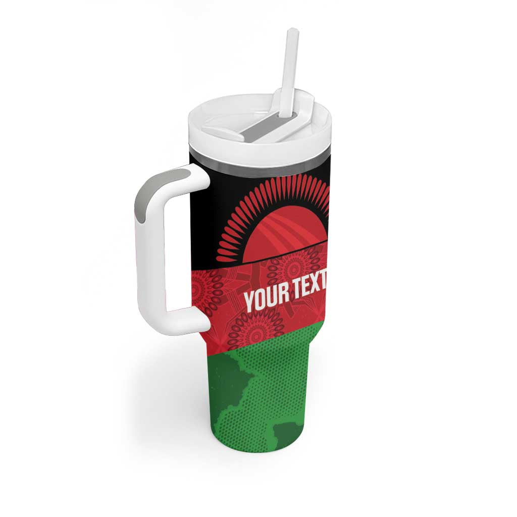 Afro Cricket Malawi Custom Tumbler With Handle Go Champions Flag Style - African Pride