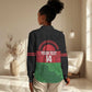 Afro Cricket Malawi Custom Women Casual Shirt Go Champions Flag Style - African Pride