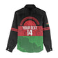 Afro Cricket Malawi Custom Women Casual Shirt Go Champions Flag Style - African Pride